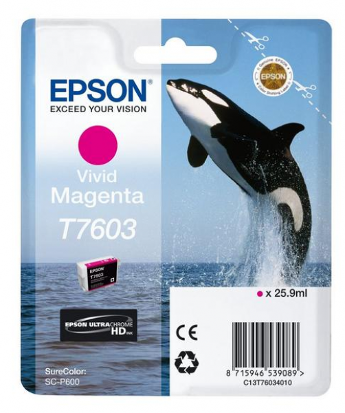 Epson T7603 Kartuş (Kırmızı)
