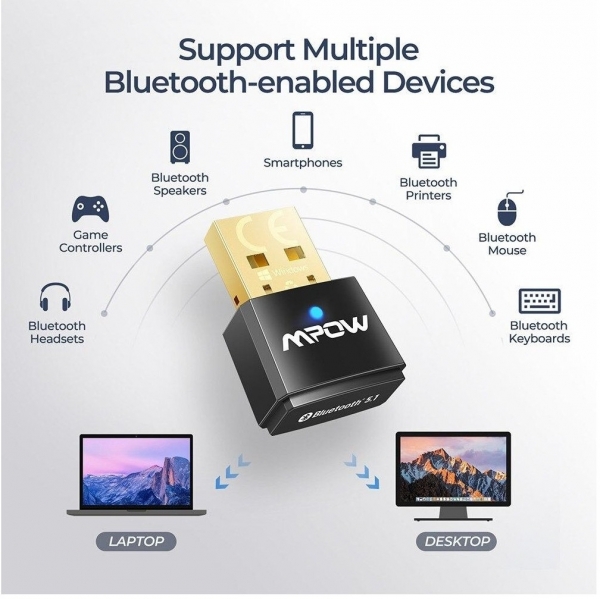 Mpow BH519 Bluetooth Adaptör