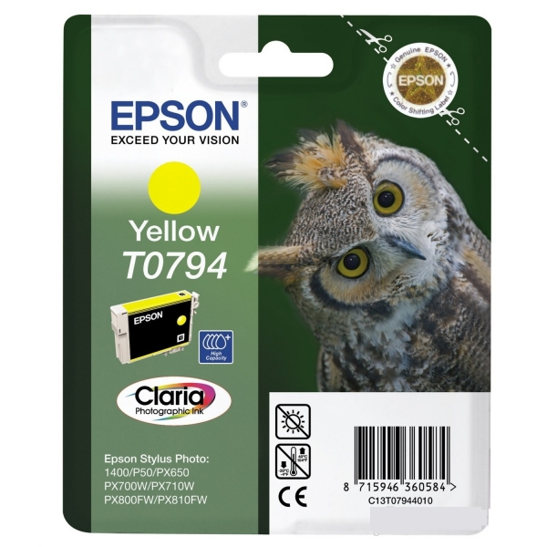 Epson T0794 Kartuş (Sarı)