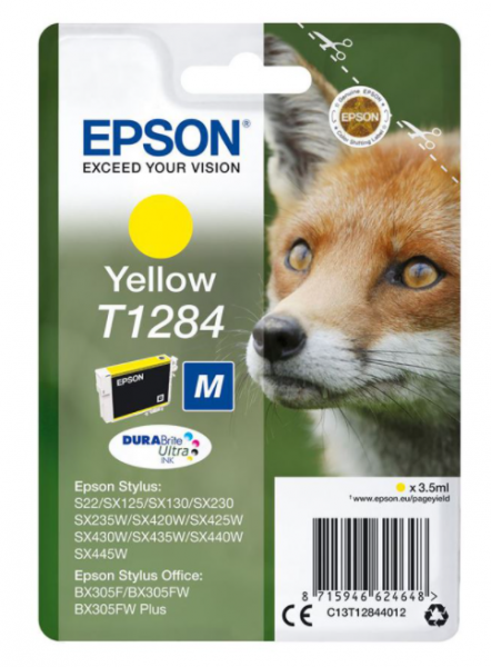 Epson T1284 Kartuş (Sarı)