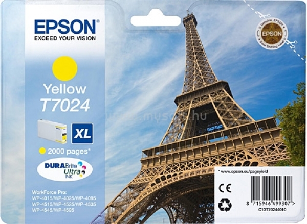 Epson T7024 Kartuş (Sarı)