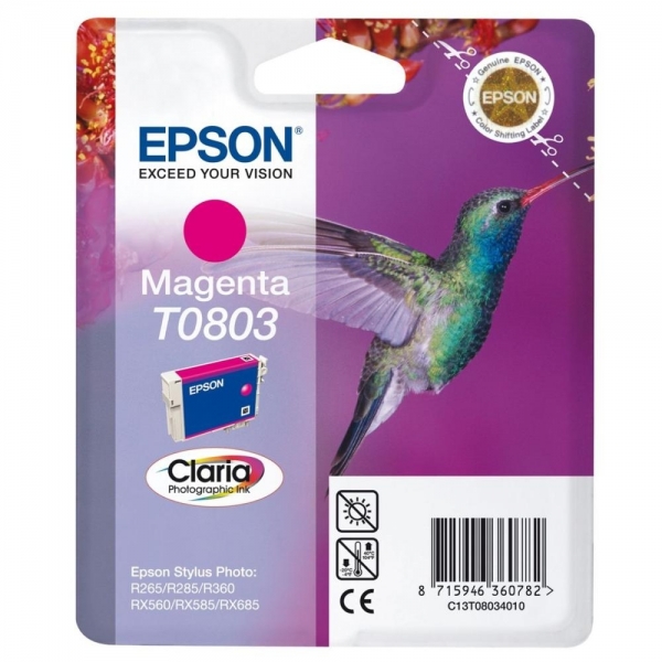 Epson T0803 Kartuş (Kırmızı)