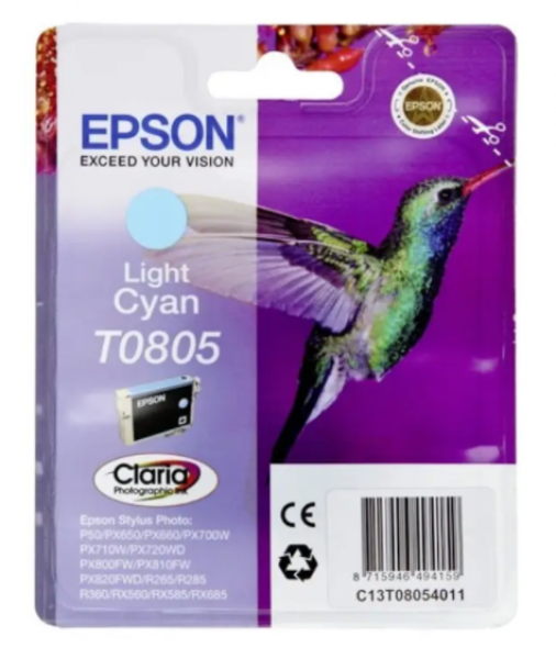 Epson T0805 Kartuş (Açık Mavi)