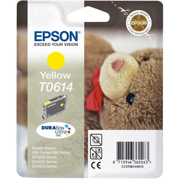Epson T0614 Kartuş (Sarı)