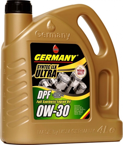 MSM Germany Syntec LLX Ultra DPF 0W-30 Motor Yağı (4 litre)
