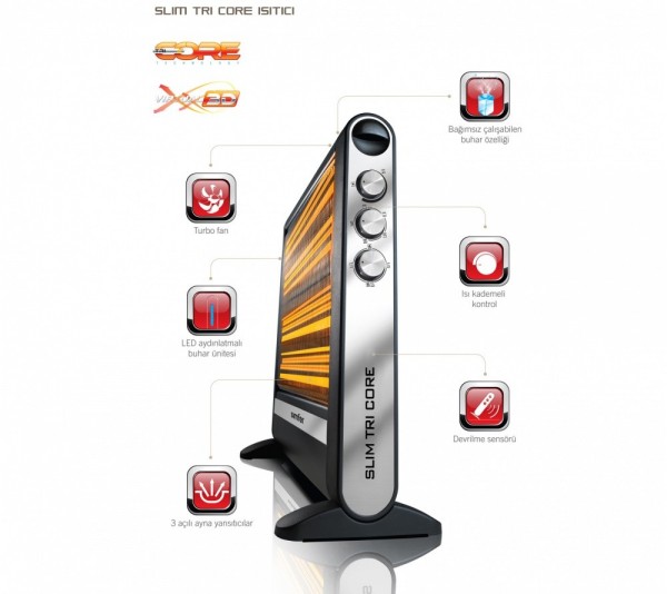 Simfer S 3150 WT 2800W Quartz Isıtıcı