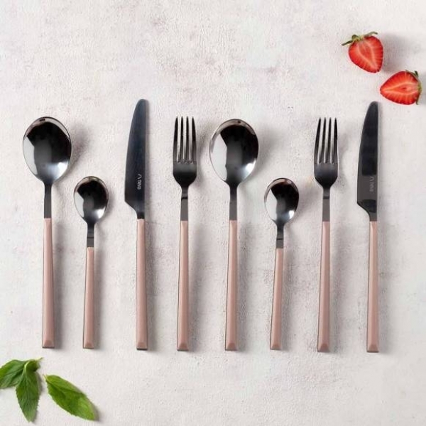 Neva N2864 Rose Chocolate 24 Parça Çatal Kaşık Bıçak Takımı