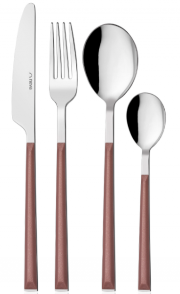 Neva N2864 Rose Chocolate 24 Parça Çatal Kaşık Bıçak Takımı