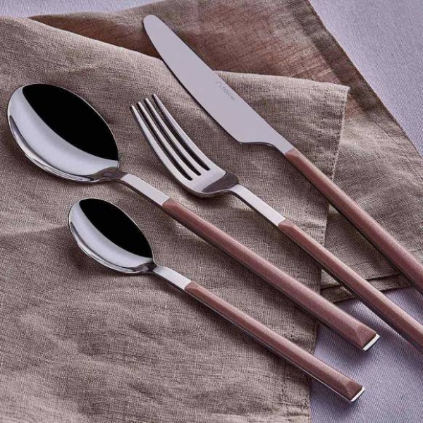 Neva N2864 Rose Chocolate 24 Parça Çatal Kaşık Bıçak Takımı