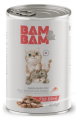 Bam&bam Kuzu Etli Soslu Yetişkin 400 gr resim