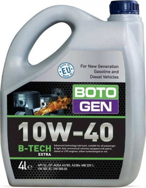 Botogen B-Tech Extra 10W-40 Motor Yağı (4 litre)