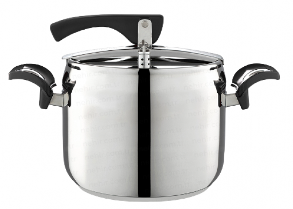 Nehir Silver Klasik Düdüklü Tencere (4 Litre)