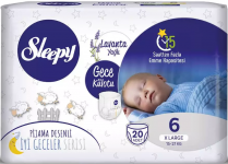 Sleepy Gece Külotu 6 Beden 20 Adet resim