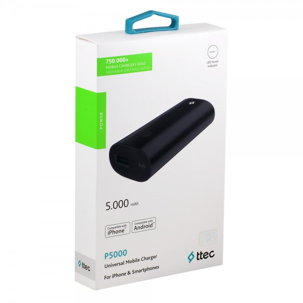 ttec P5000 5000 mAh Powerbank