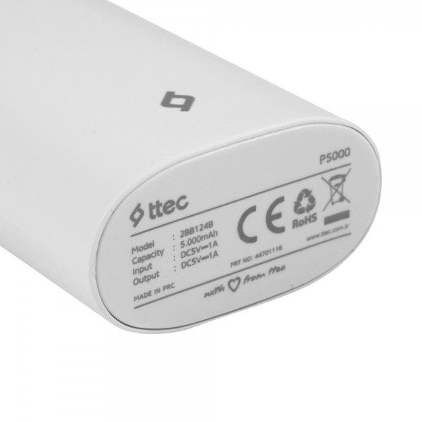 ttec P5000 5000 mAh Powerbank