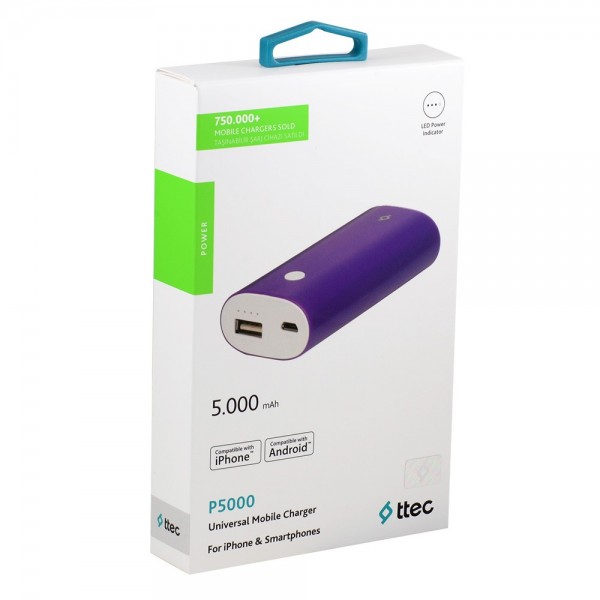 ttec P5000 5000 mAh Powerbank