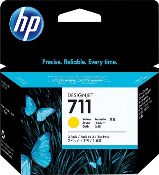 HP 711 Kartuş (Sarı)