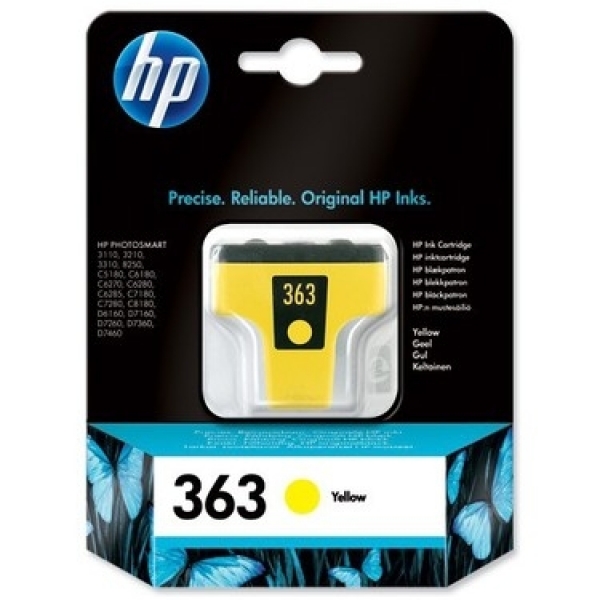 HP 363 Kartuş (Sarı)