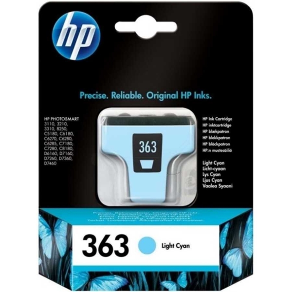 HP 363 Kartuş (Açık Mavi)