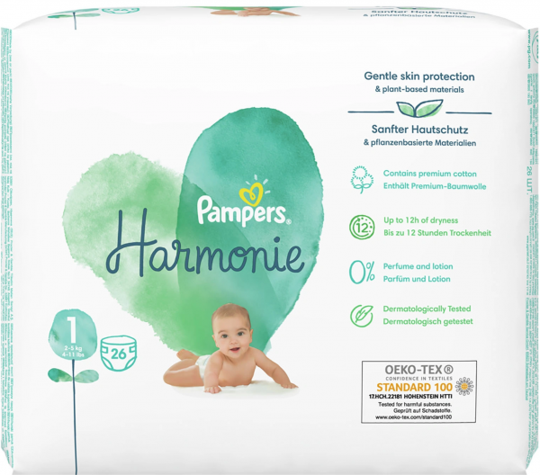 Prima Harmonie 1 Beden 26 Adet Bebek Bezi