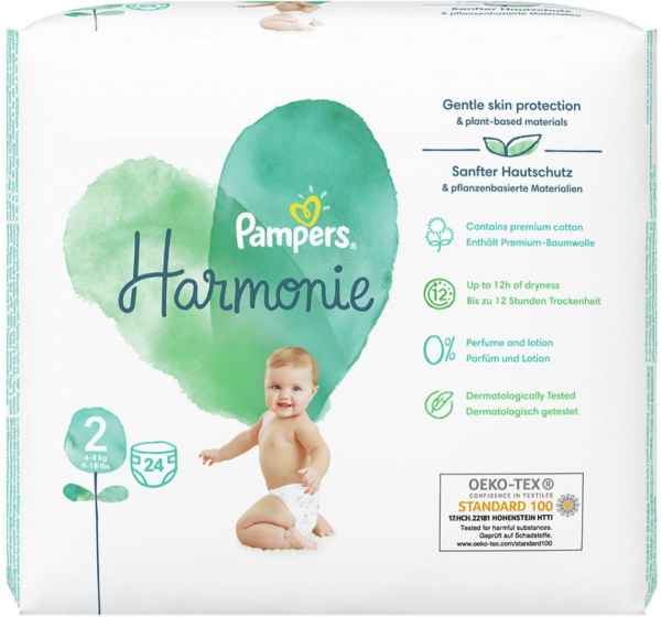Prima Harmonie 2 Beden 24 Adet Bebek Bezi