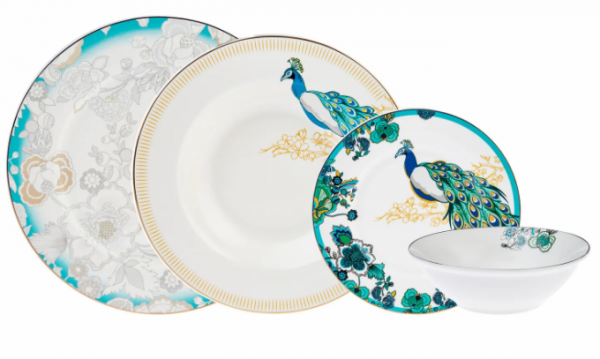 Karaca Peacock 24 Parça Yemek Takımı
