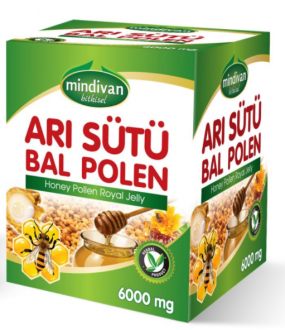 Mindivan Normal Polen Arı Sütü Bal 230 gr