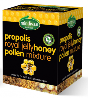 Mindivan Propolis Polen Arı Sütü Bal 230 gr