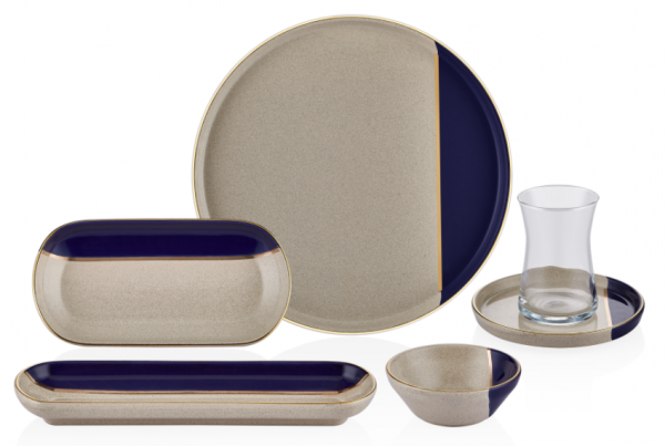 Neva Yakamoz Mayda N3165 26 Parça Kahvaltı Takımı