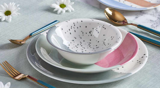 Neva Grizay İzgi N3152 24 Parça Yemek Takımı