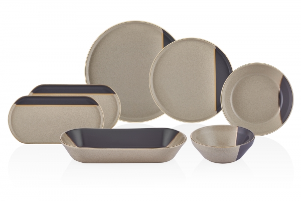 Neva Grizay Mayda N3162 27 Parça Yemek Takımı