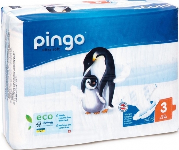 Pingo Ekolojik 3 Beden Bebek Bezi