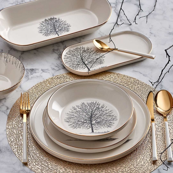 Neva Neva Çınar Plus N3220 27 Parça Yemek Takımı