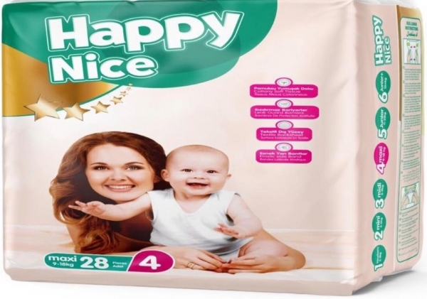 Happy Nice 4 Beden Bebek Bezi
