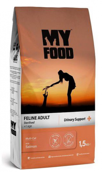 My Food Somonlu Kısırlaştırılmış Yetişkin 1.5 kg Kedi Maması