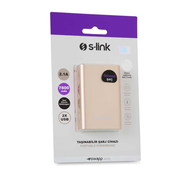 S-link Swapp IP-G7 7800 mAh Powerbank