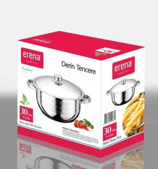 Erena Çelik Derin Tencere 24 cm