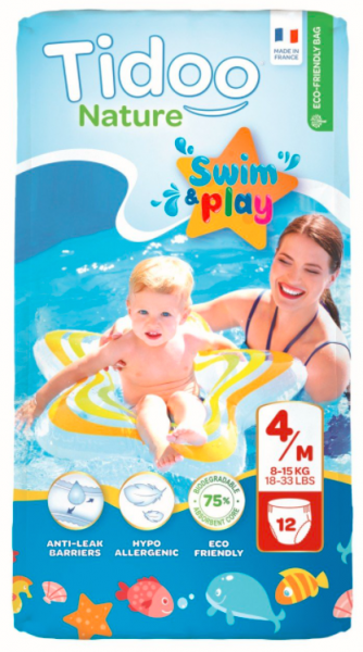 Tidoo Nature Mayo 4 Beden 12 Adet Bebek Bezi