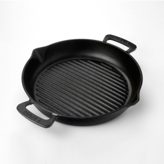 Lava Yuvarlak Döküm Izgara Tava 32 cm
