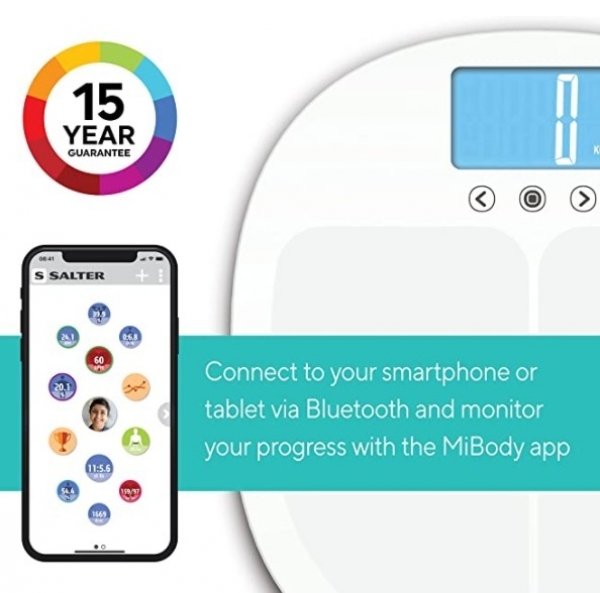 Salter Bluetooth Smart Analyzer Pro Dijital Banyo Tartısı