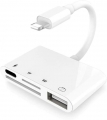 Alfais 4333 Apple Lightning to USB Type C SD resim