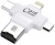 Alfais 4419 Lightning Type C 3.1 Micro USB TF Dönüştürücü