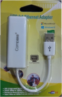 Compaxe CU-100 USB-A to Ethernet Dönüştürücü