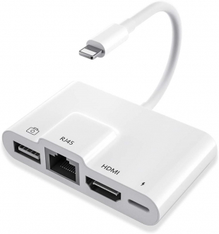 Concord Lightning to HDMI Ethernet USB Lightning Dönüştürücü