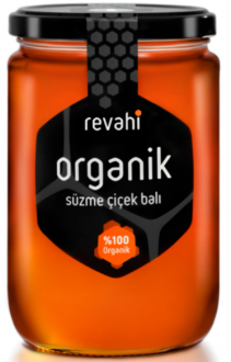 Revahi Organik Süzme Çiçek Balı 850 gr