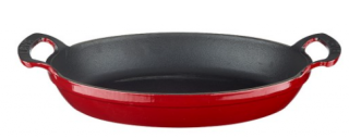 Lava Döküm Oval Kulplu Tava 20 cm