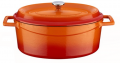 Lava Döküm Oval Derin Tencere 27 cm resim