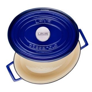 Lava Döküm Oval Derin Tencere 29 cm