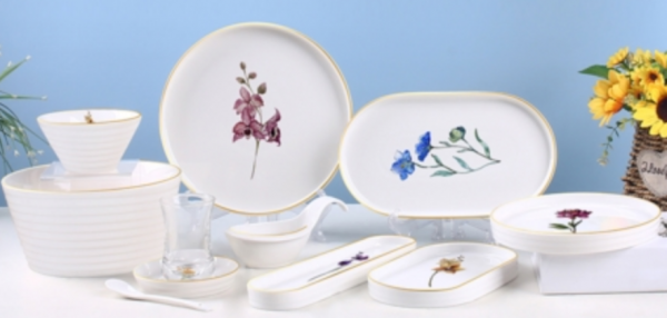 Acar Story Flora 45 Parça Kahvaltı Takımı
