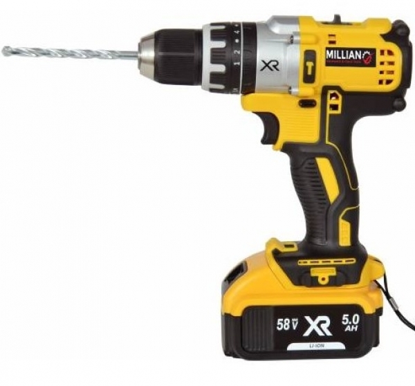 Millian XR 58 V 5 Ah Akülü Matkap
